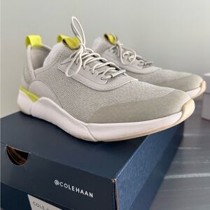 Cole Haan women’s Light Gray and Yellow Sneakers